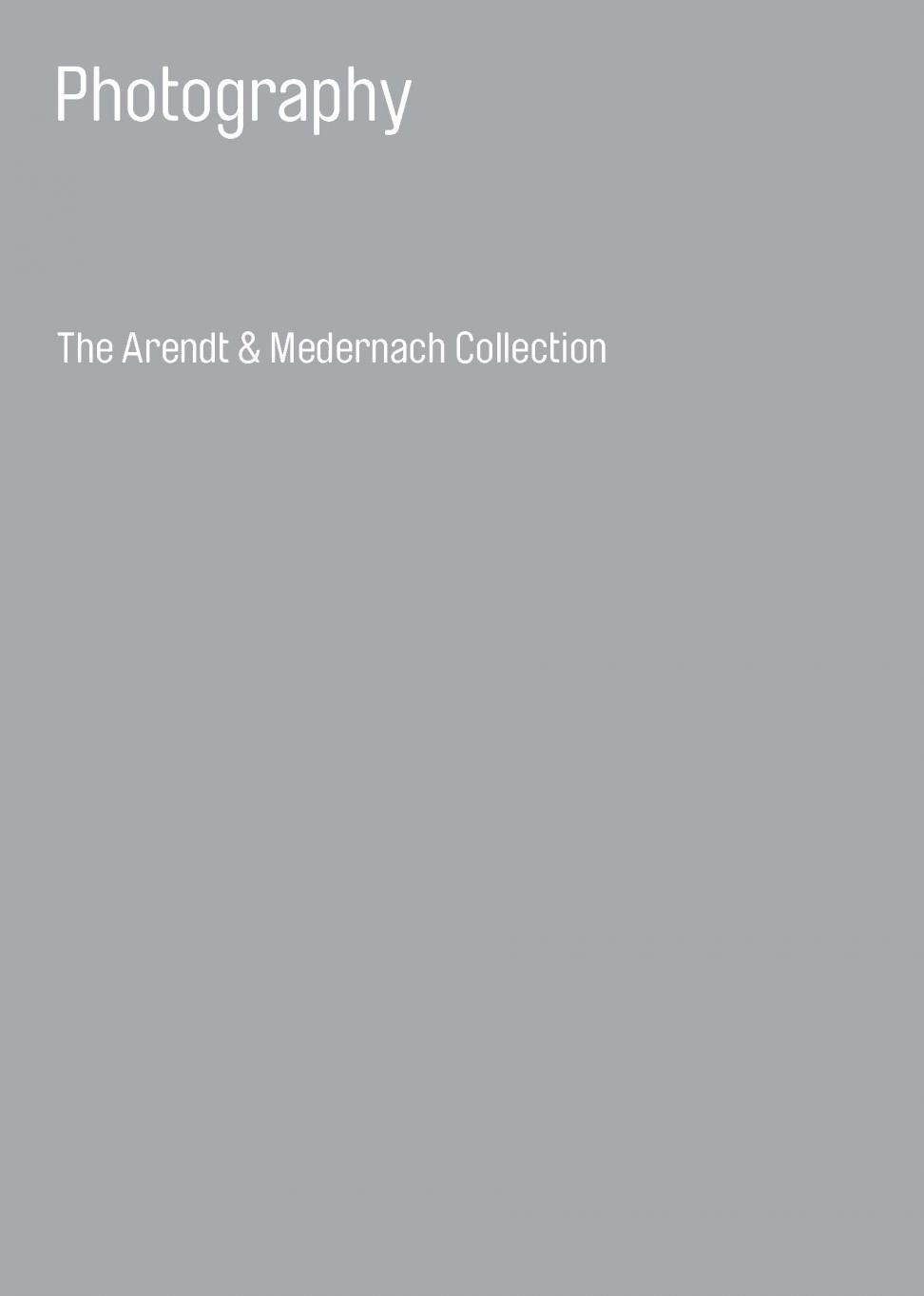 Photography - The Arendt & Medernach Collection