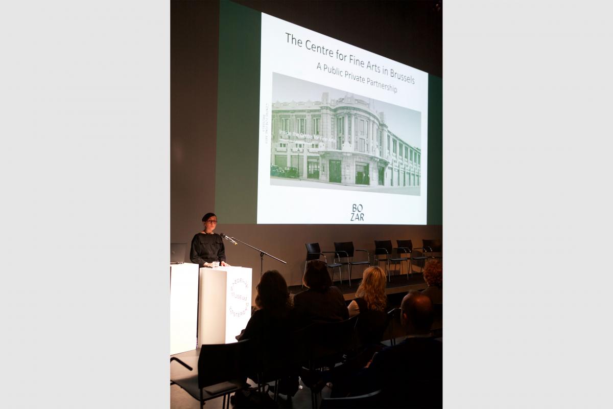 Sophie Lauwers, Exhibition Director, BOZAR, Brussels. ©Photo Ernst van Deursen