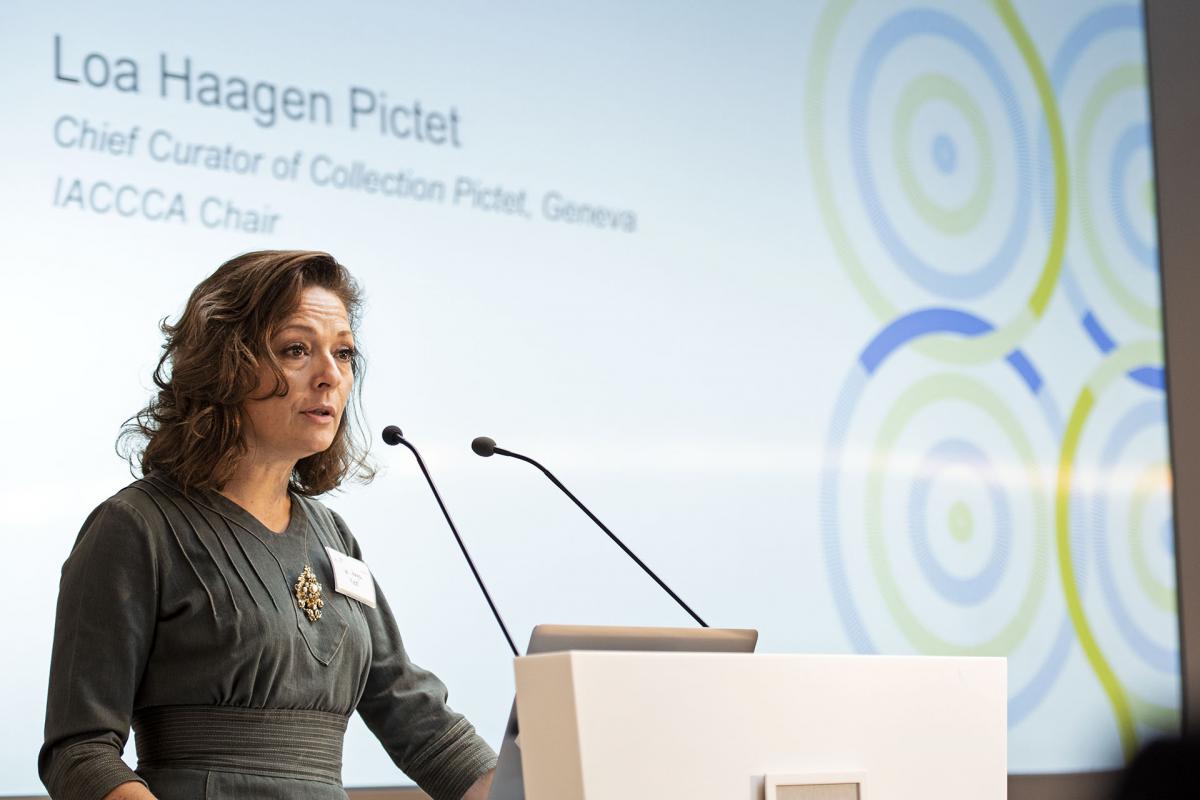 Loa Haagen Pictet, Chief Curator of Collection Pictet, Geneva and Chair of IACCCA