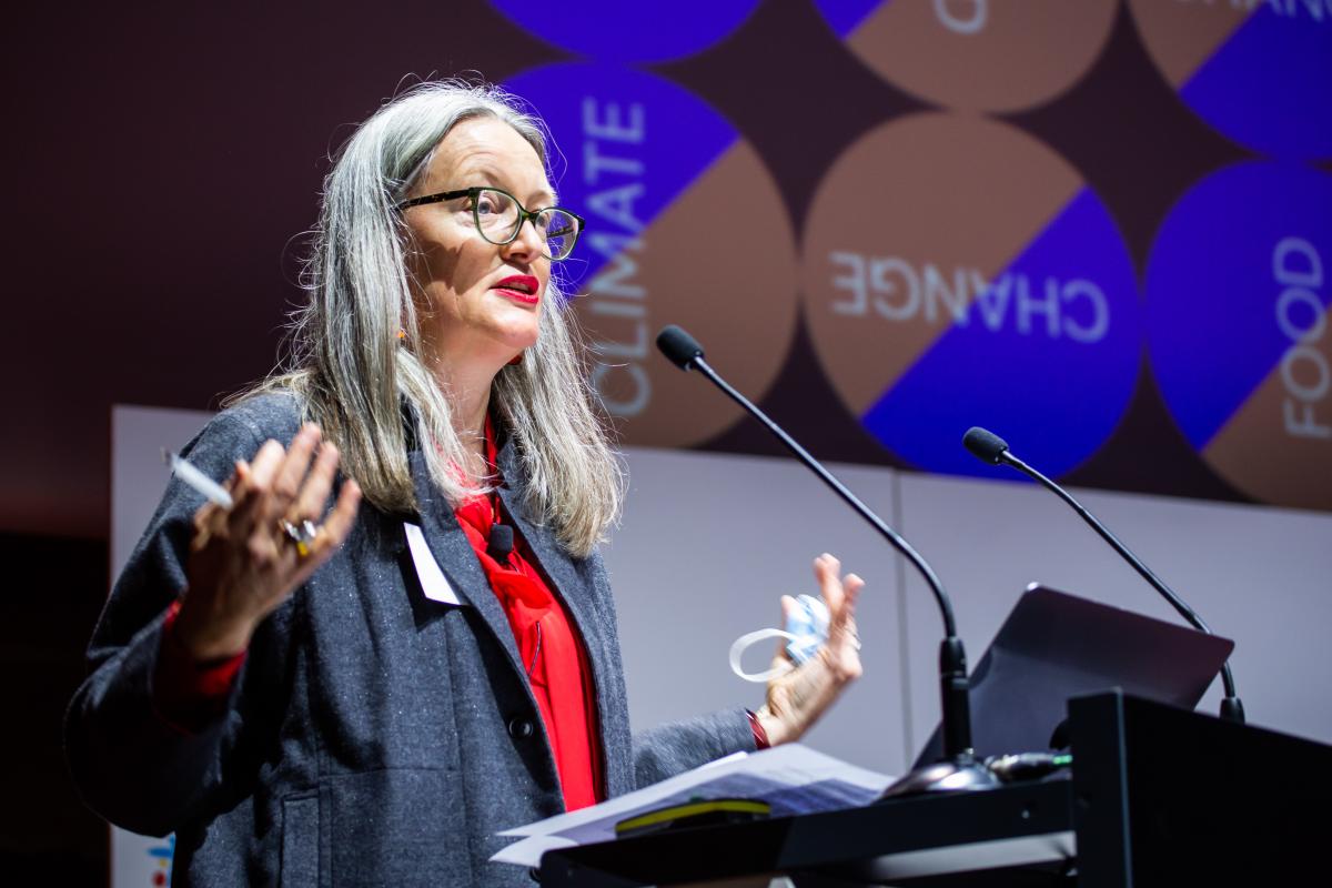 Alice Sharp, Artistic Director of Invisible Dust and Moderator of the Symposium